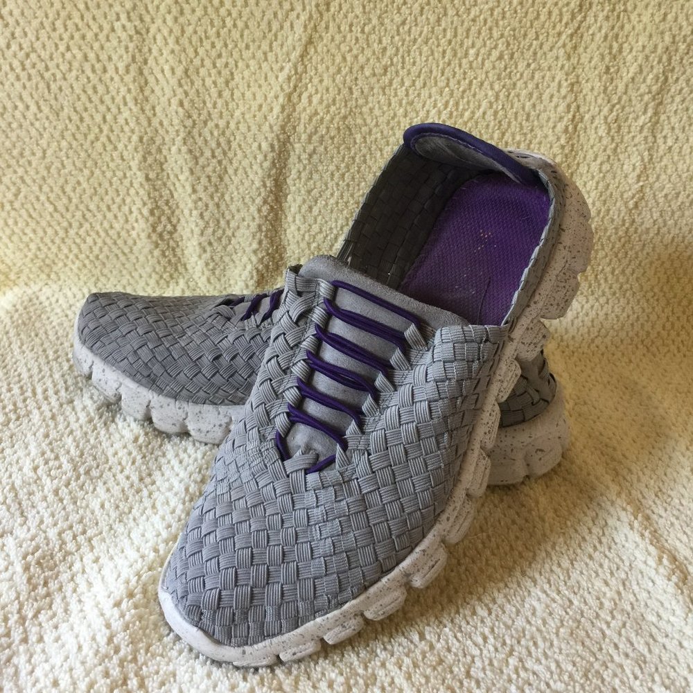 Grey Slip on Shoes